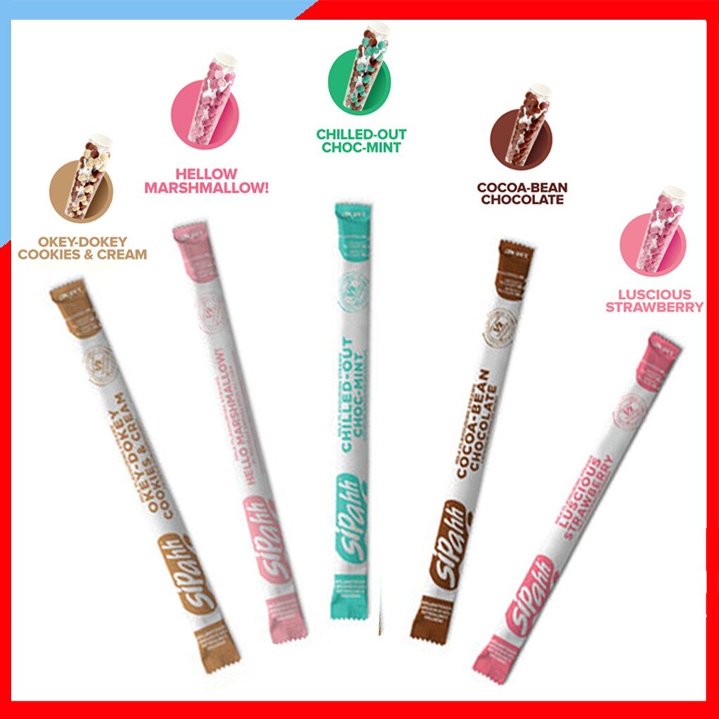 L034-AU67 หลอดเปลี่ยนรสนม Sipahh AUS เวอร์ชั่น 1ชุด 5 รสชาติ