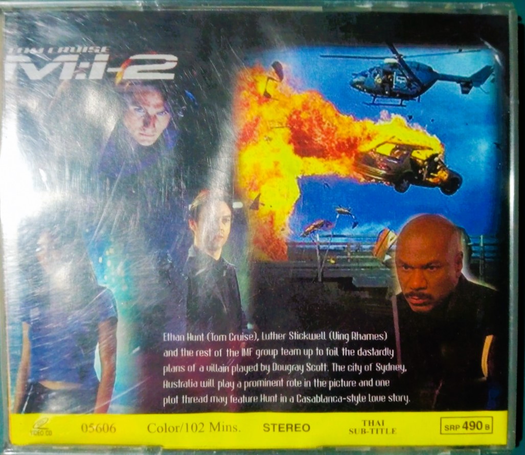 M:i-2 MISSION: IMPOSSIBLE II สภาพปกสวยตามภาพ /แผ่นสภาพสวย V.321