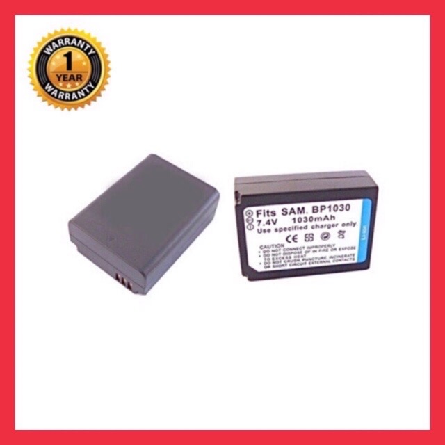 แบตเตอรี่ ซัมซุง BP1030/Samsung Battery BP1030 แบตเตอรี่กล้อง Samsung รหัสแบต BP-1030 BP1030 Camera Battery แบตกล้องซัมซุง Samsung รุ่น NX200 NX210 NX1000 NX2000 NX300