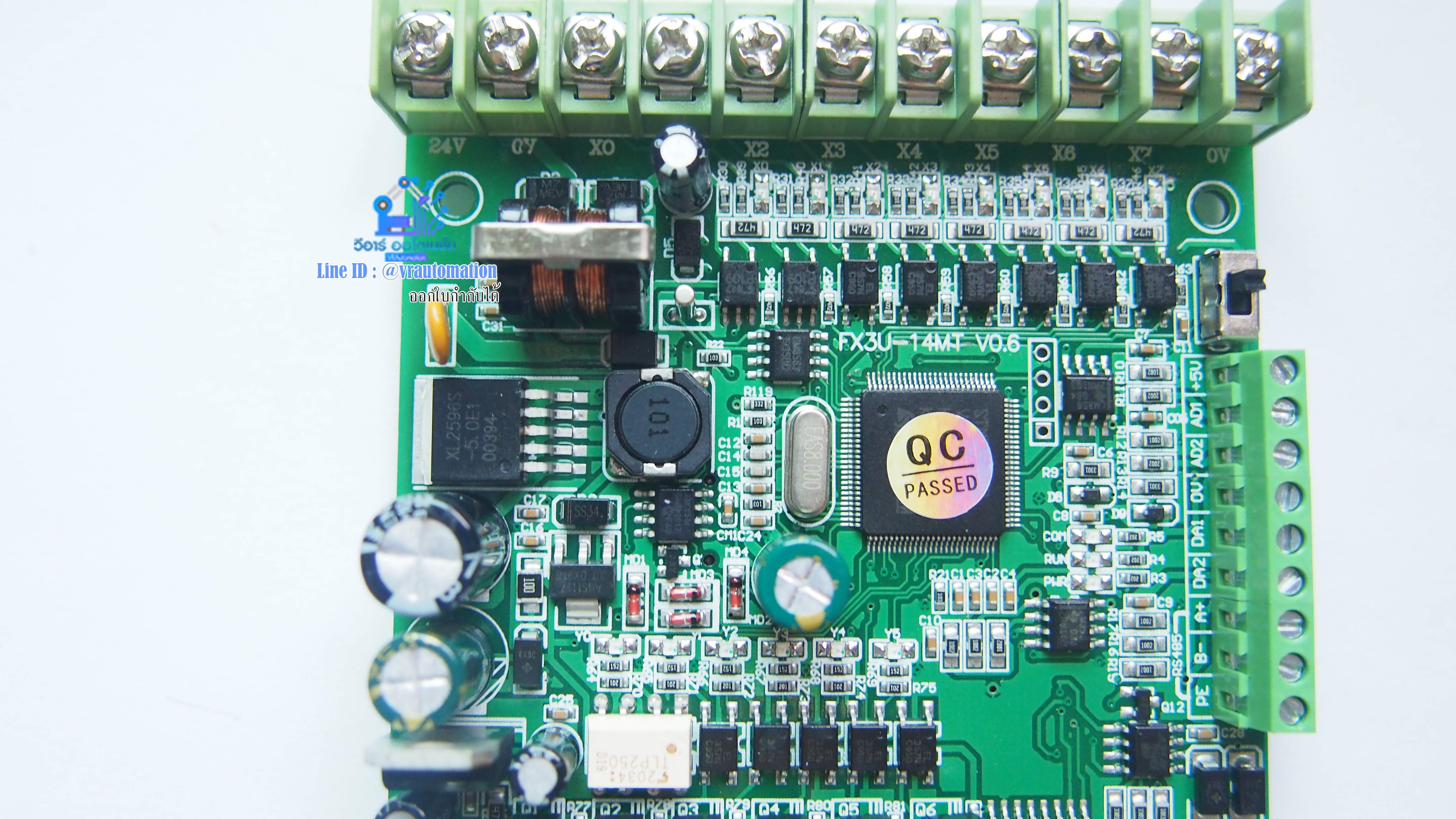 FX3U-14MT-2AD2DA PLC Board