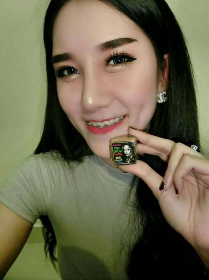 Jeedjees Eye Brow Painting 5 g. จี๊ดจีส สีเพนท์คิ้ว ติดทนนาน เหมือนรอยสัก แถมฟรี!! แปรงเพนท์