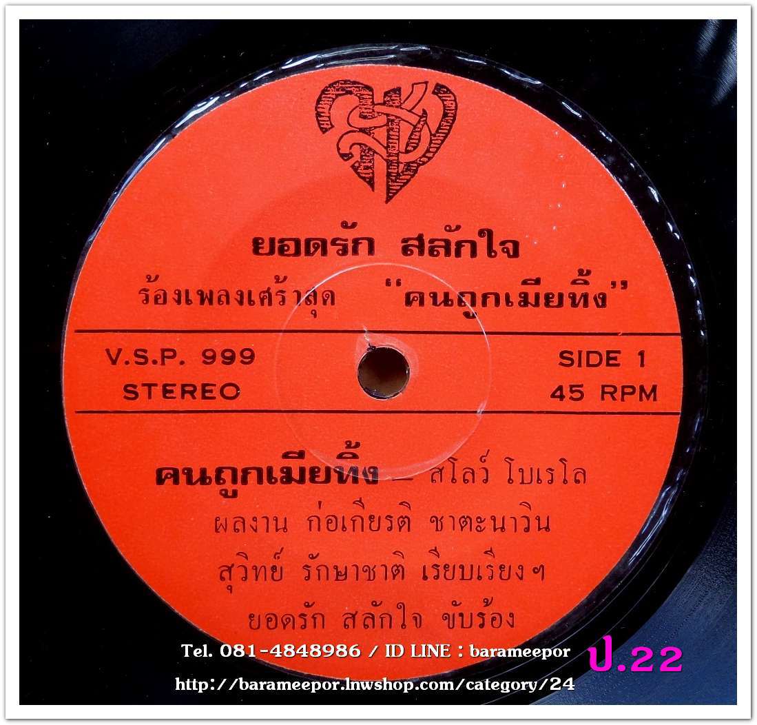 ยอดรัก สลักใจ เพลง คนถูกทิ้ง/เกรงใจเมีย