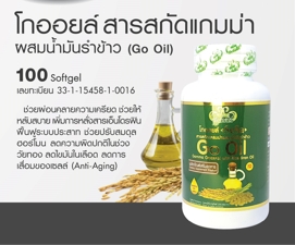 46-104-5200-2 นำ้มันรำข้าวไฮท์แกมม่า 100 แคปซูล ศรีษะ ฯ 1 กป