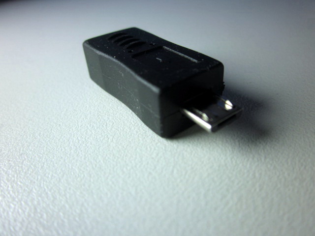 ตัวแปลง Micro usb male to mini usb female