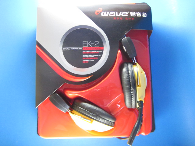 หูฟัง EWAVE EK2 ไมค์ยาง สายพันเกลียวกันกระชาก