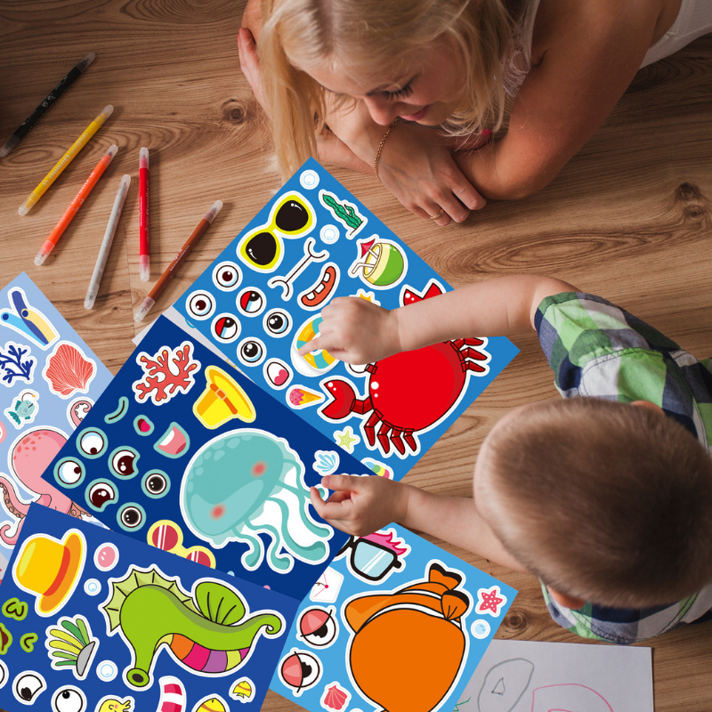 BL009 สติ๊กเกอร์แต่งตัว สติ๊กเกอร์จ้าหญิง DIY ตัวการ์ตูน kpop demon PVC Sticker ทุงทุง ซาริโอ้