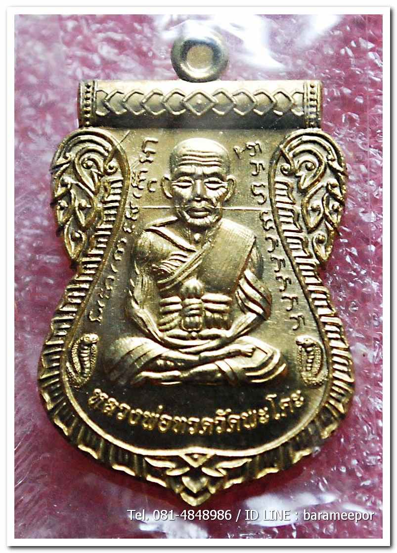 เหรียญหลวงพ่อทวด รุ่น"เจริญลาภ แคล้วคลาด ปราบไพรี ทวียศ"วัดพะโค๊ะ เนื้อทองฝาบาตร..5