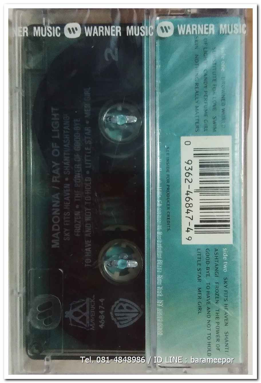 MADONNA ray of light เทปเพลงสากล ลิขสิทธิ์ สภาพซีล