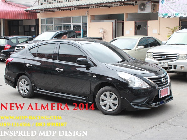 ชุดแต่งอเมร่า Nissan Almera 2014 2015 แต่งสวย ท่อคู่