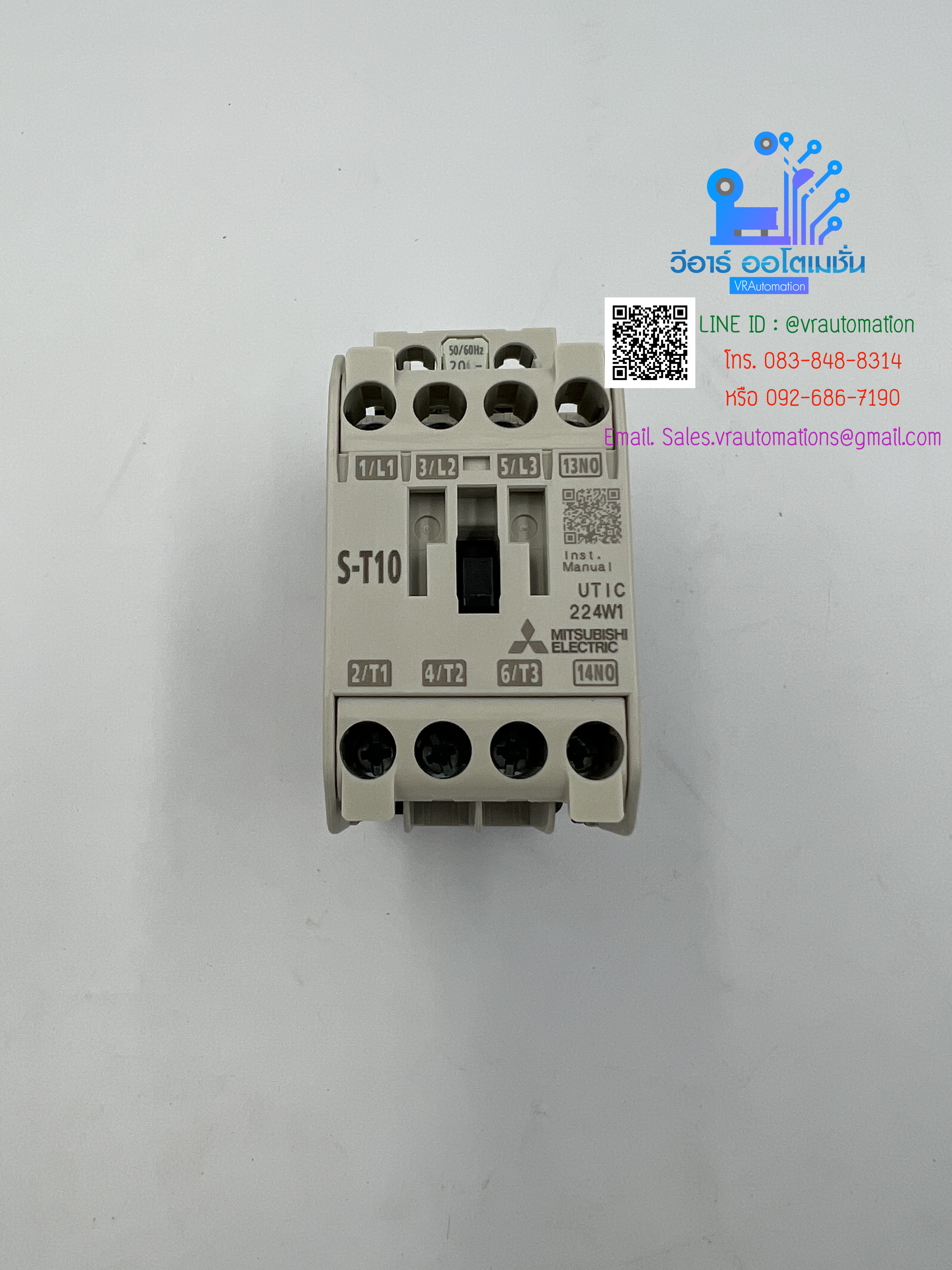 Magnetic Contractor with Overload/MSO-T10/0.7 (0.55-0.85A)220Vac/MITSUBISHI