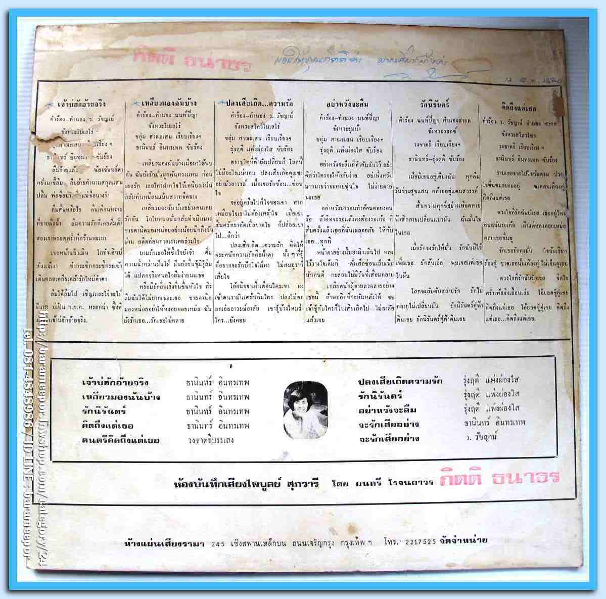 ธานินท์ อินทรเทพ รุ่งฤดี แพ่งผ่องใส ชุด เจ้าบ่ฮักอ้ายจริง ผลงาน ว.วัชญาน์+นนท์ปิญา