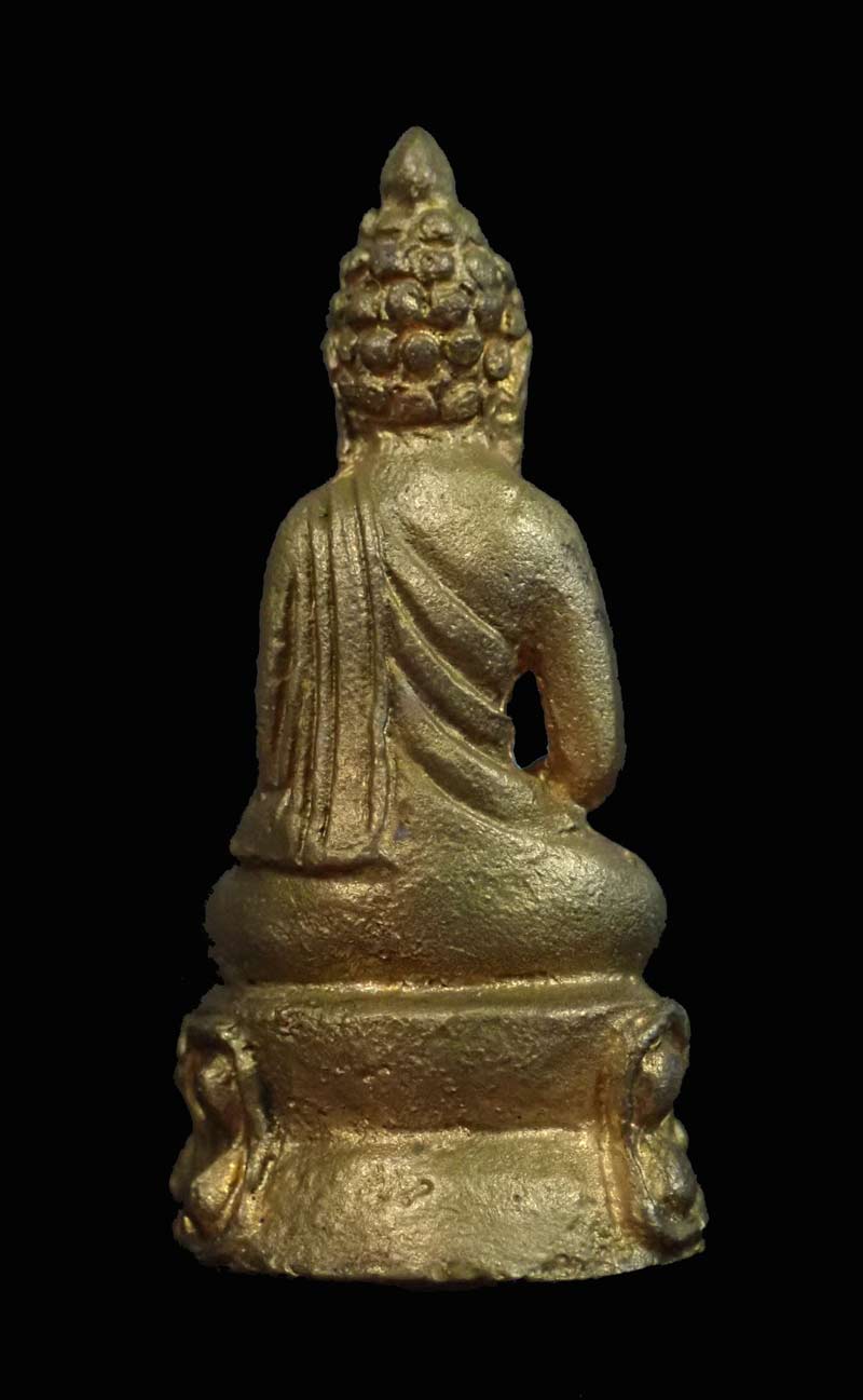 พระกริ่งพุทธโสฬลมงคล รุ่นฉลองอุโบสถ วัดแหลมทราย จ.สงขลา เนื้อโลหะ