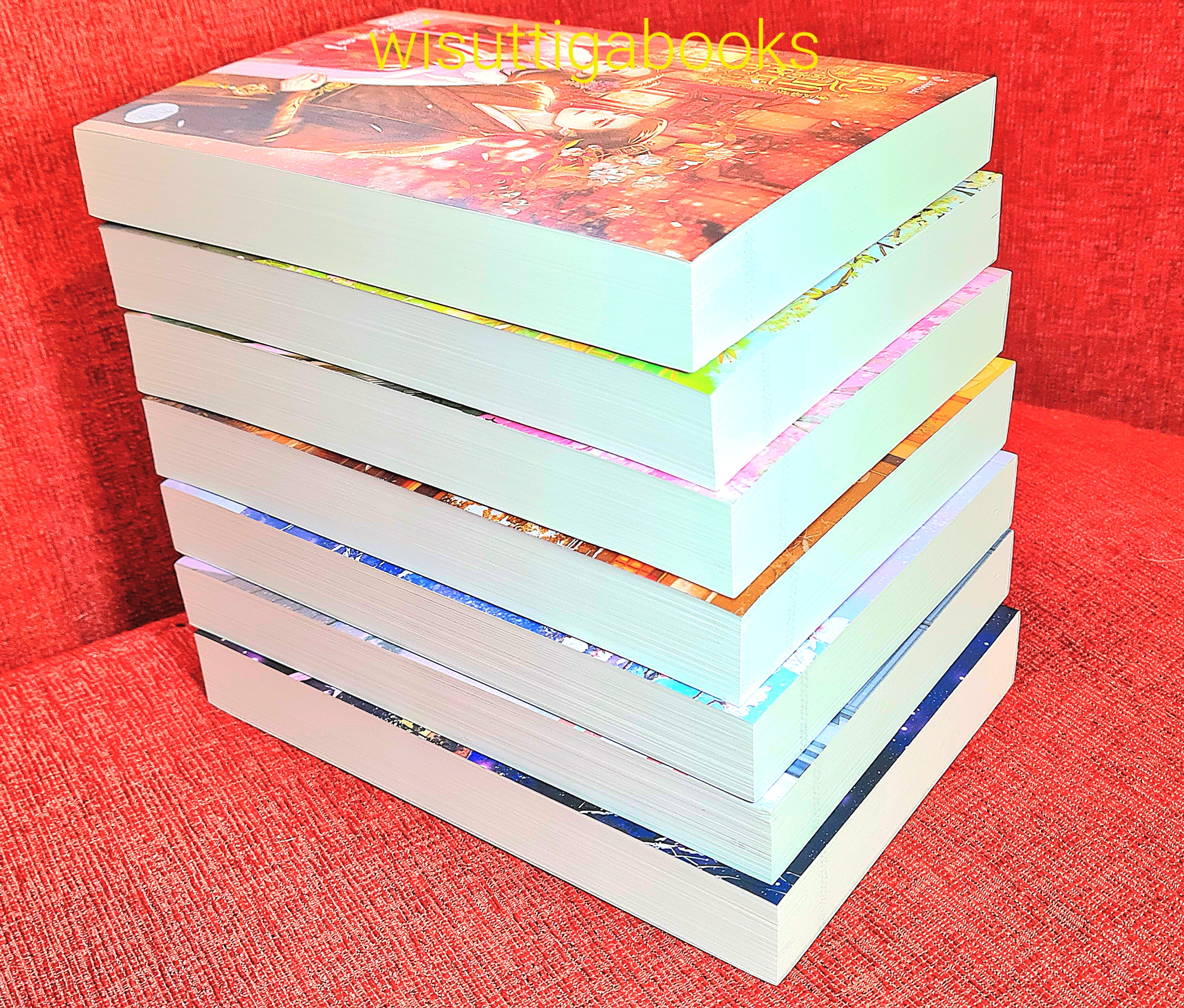 ดุจรักดั่งห้วงดาราพร่างพราย (7เล่มจบ+จิบิ+ที่คั่น+โปสการ์ดครบ) : กวนซินเจ๋อล่วน เขียน ,ถังเจวียน แปล