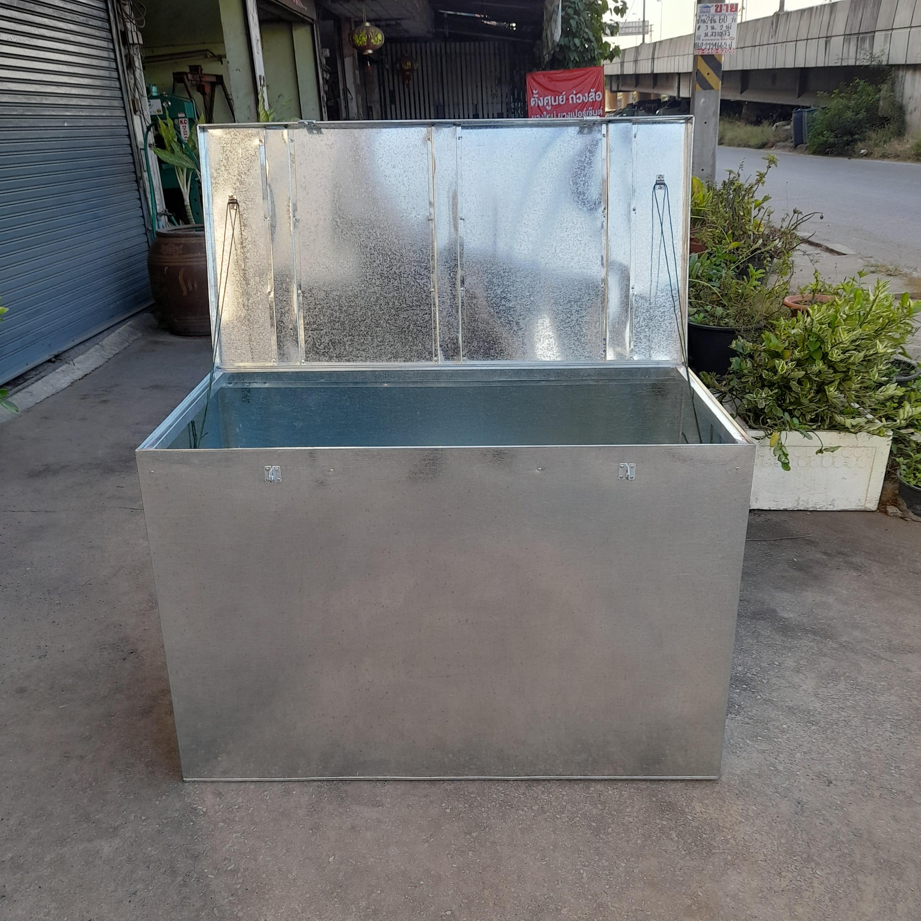 ถังผ้าสังกะสี ก58×ย117×ส.80ซม.