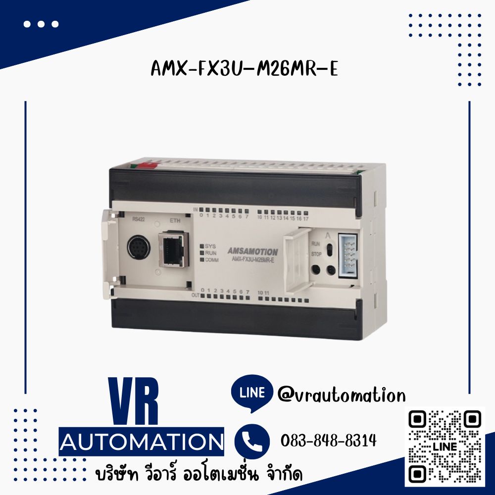 AMSAMOTION PLC AMX-FX3U–M26MR–E ,AMX-FX3U–M26MT–E ,AMX-FX3U–M32MR–E ,AMX-FX3U–M32MT–E ,AMX-FX3U–M26MT ,AMX-FX3U–M26MR ,AMX-FX3U–48MR ,AMX-FX3U–14MR–MINI