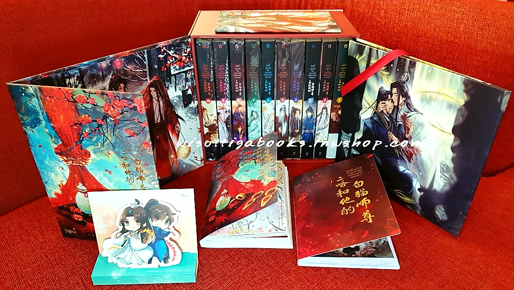 Vbox ฮัสกี้หน้าโง่กับอาจารย์เหมียวขาวของเขา (เล่ม1-10จบ+ฺBooklet ละครโรงเล็ก+พรีเมียมครบ: สแตนดี้+จิบิไดคัต+อัลบั้มโปสการ์ด+อัลบั้มจิบิ+ที่คั่นครบ): โร่วเปาปู้ชือโร่ว เขียน , ฺBou Ptrn แปล