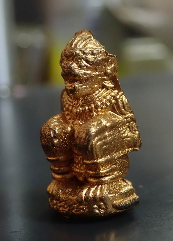 หนุมาน "รุ่นแรก" หลวงพ่อแสวง วัดลาดปลาดุก นนทบุรี ปี 2559 เนื้อผงพรายกุมาร