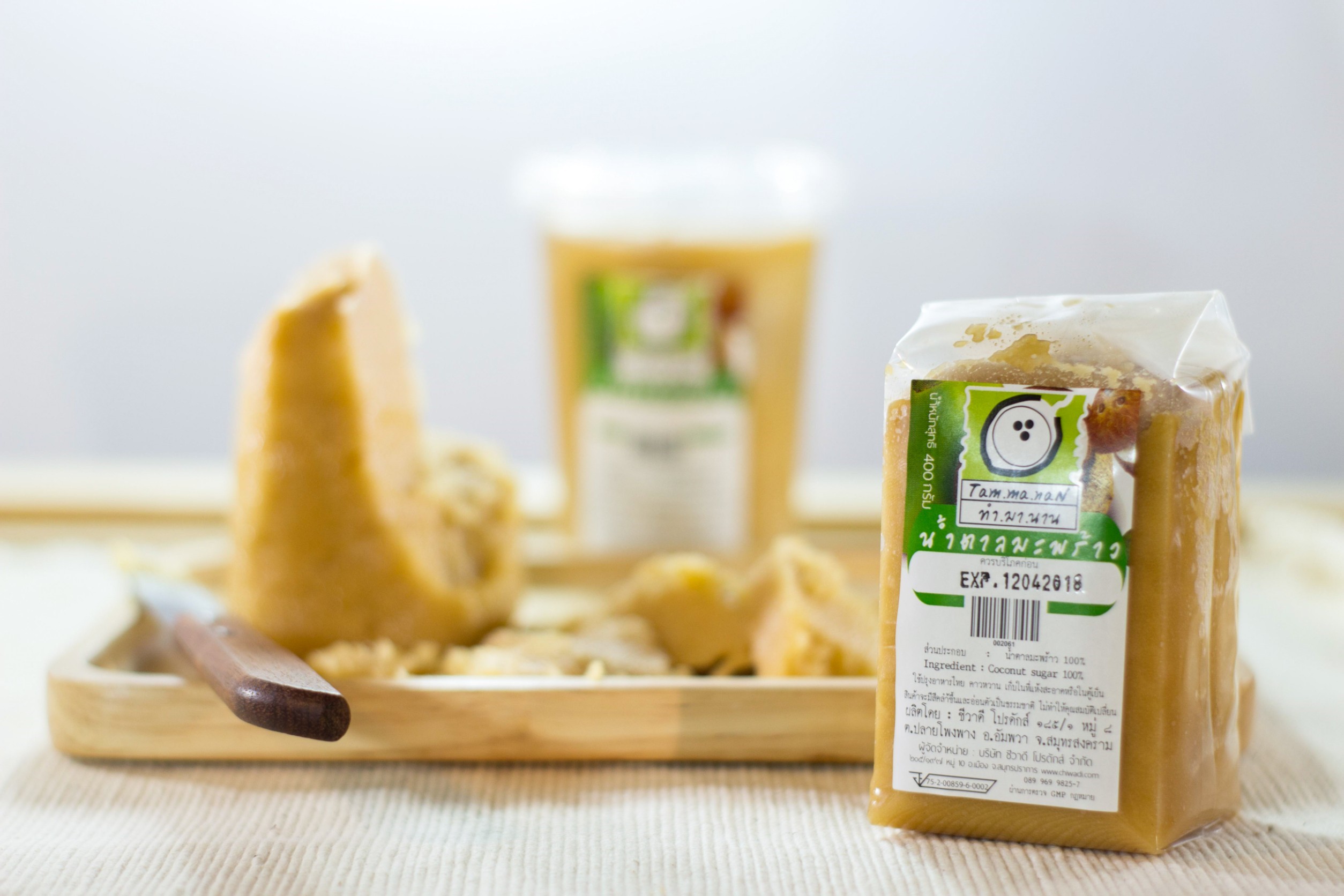 27-416-4100-1 น้ำตาลมะพร้าวอินทรีย์100%กระปุก 500ก .ชีวาดี