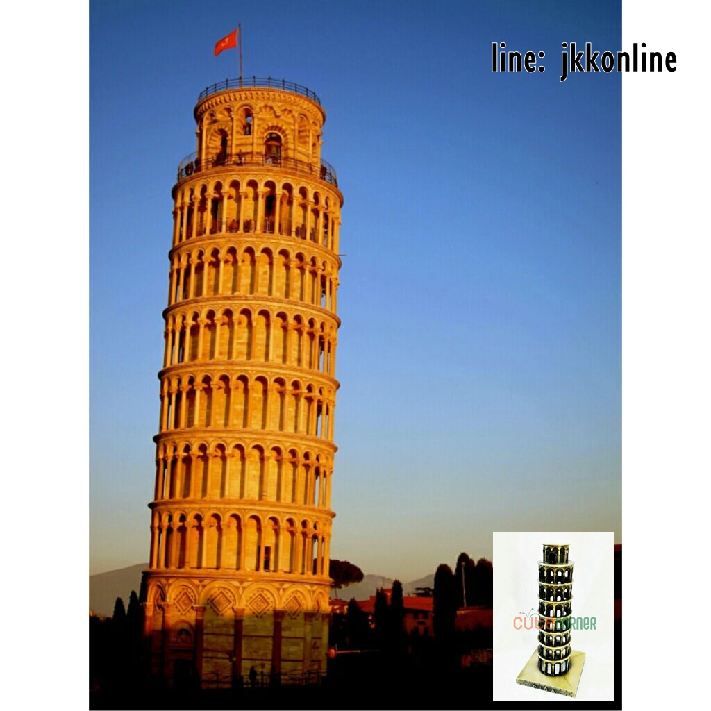 01710-โมเดลหอเอนปิซา 16 ซม - ฟรีค่าส่ง