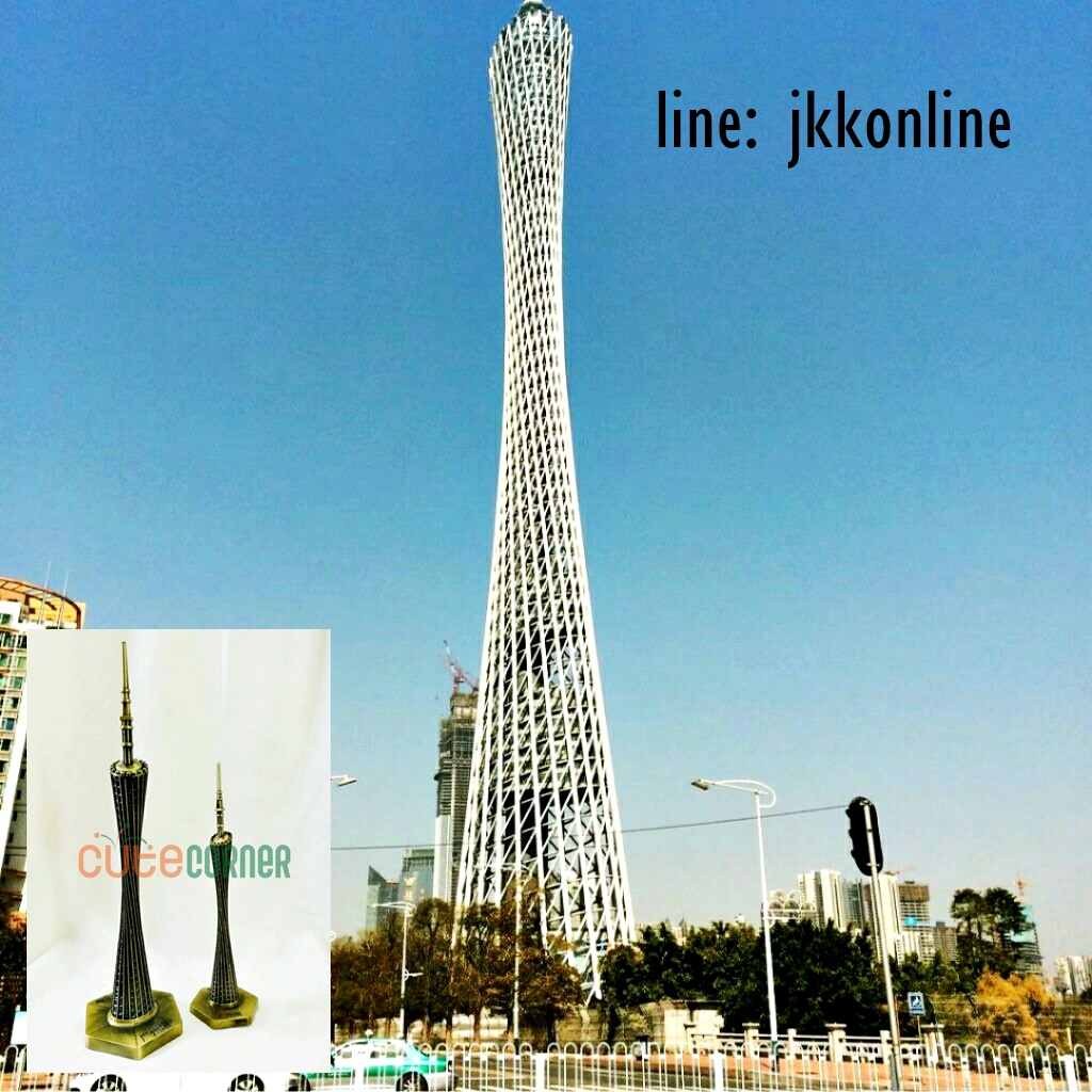 01717-โมเดลกวางโจวทาวเวอร์ 25 ซม - ฟรีค่าส่ง