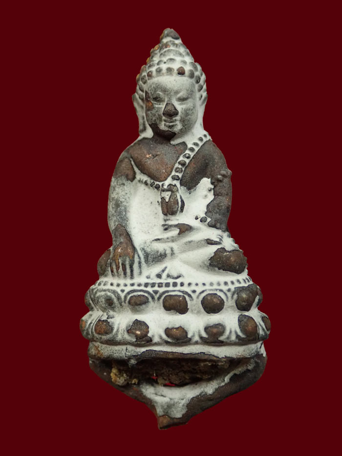 หล่อโบราณพระกริ่งอรหัง 100 ปี (รุ่นแรก) สมเด็จญาณสังวร วัดบวรนิเนศวิหาร ปี 2556 เนื้อชนวนหล่อโบราณ ไม่ตัดช่อ อุดมวลสาร