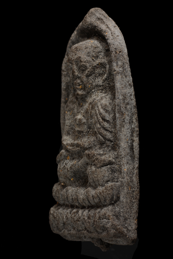 หลวงพ่อทวดเนื้อว่าน พิมพ์จัมโบ้หลังเหรียญ วัดนาประดู่ ปัตตานี พ.ศ.2534