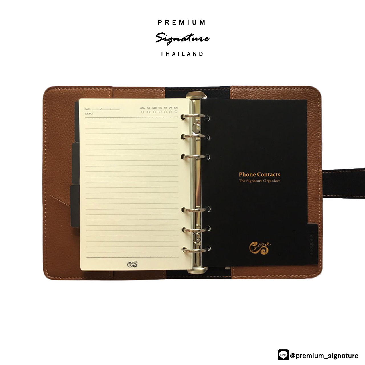 Secrect Brown(น้ำตาลเข้ม) - Organizer Classic