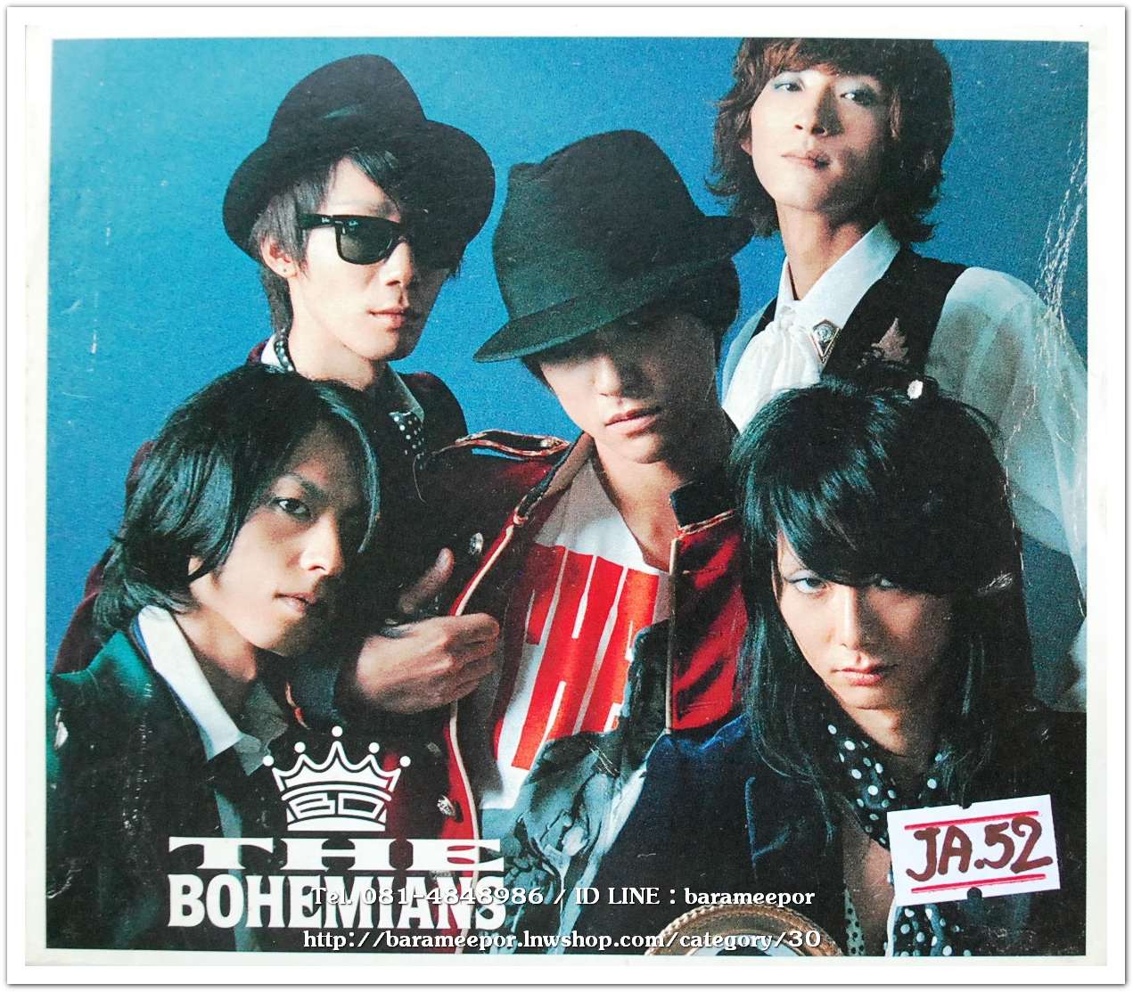 ซีดี.นักร้องญี่ปุ่น THE BOHEMIANS สภาพแผ่นสวย