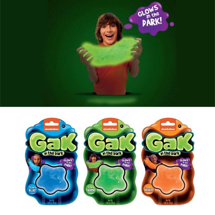 K368 Slime Gak in the dark สลาม สไลม์อเมริกา เรืองแสง ยืดได้ยาว เป่าลูกโป่งได้ K369 K370