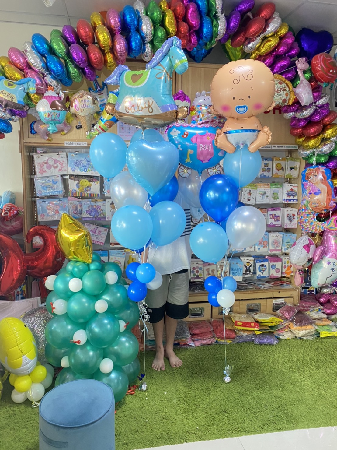 ลูกโป่งเด็กแรกเกิด New Born welcome baby