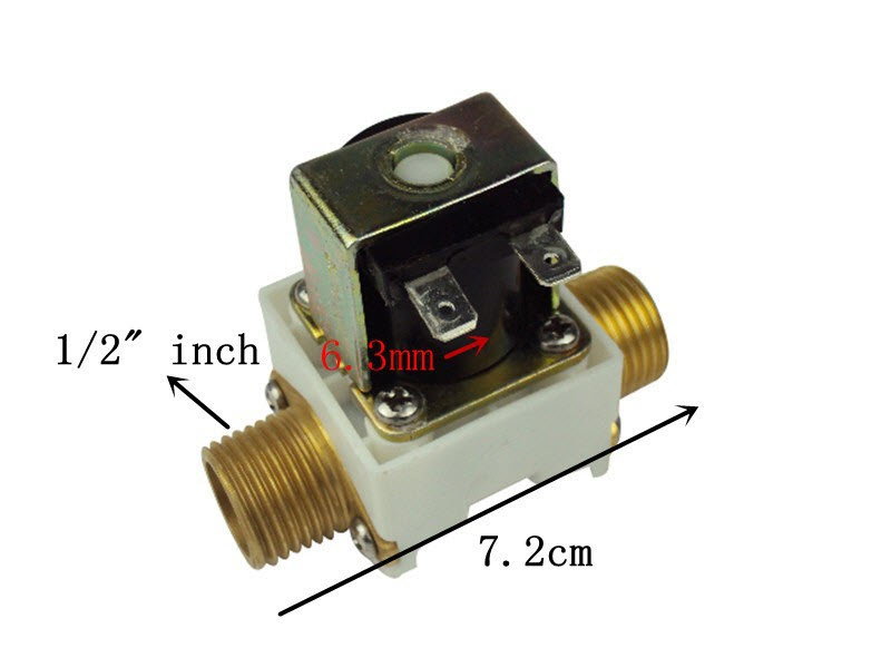 โซลินอยด์วาล์ว Solenoid valve 1/2" 220 V