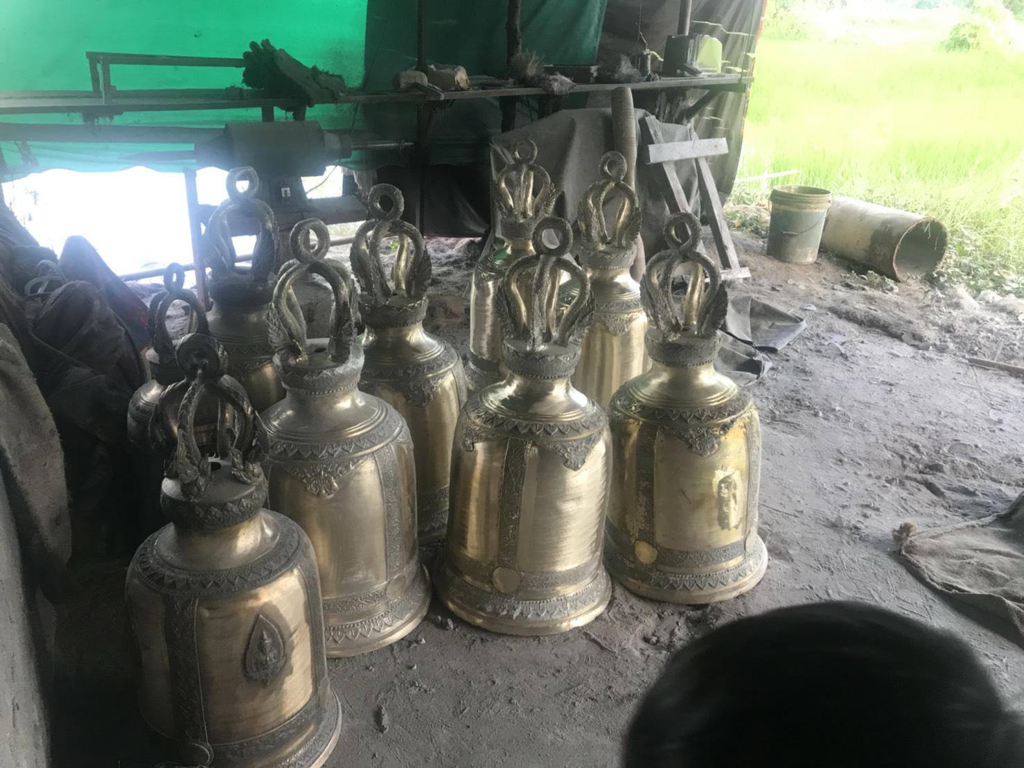 ระฆังวัด ขนาดใหญ่ 24 นิ้ว ทองเหลือง/สำริด