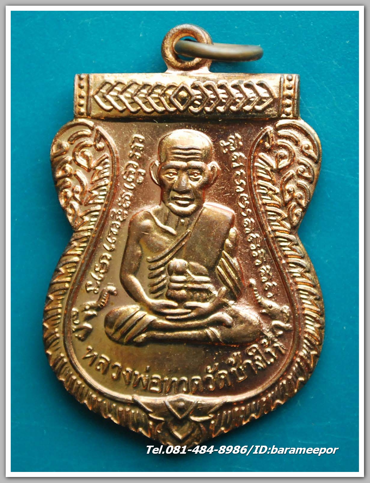 หลวงพ่อทวด วัดช้างไห้ 100 ปี อ.ทิม รุ่น เสาร์ 5 มหามงคล พิมพ์เสมาหน้าเลื่อน เนื้อทองแดงผิวไฟ..4