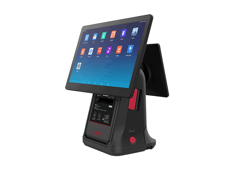 iMIN D4-504 Android POS รุ่น 2 จอ หน้าหลัง 15.6" และ 10.1" มีเครื่องพิมพ์ในตัว มากับโปรแกรมโพสใช้ฟรี ไม่มีรายเดือน และยังรองรับ Loyverse, POSPOS, POS2U, Storehub และอื่นๆ อีกมากมาย ไม่ล๊อคเครื่อง ลง App ได้เสรี