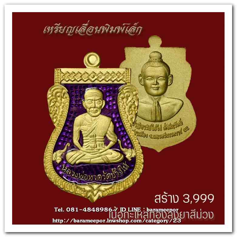 เหรียญหลวงพ่อทวด รุ่นปาฏิหาริย์ไอ้ไข่ มั่งมีทรัพย์ วัดเสมาเมือง จ.นครศรีธรรมราช มีให้เลือกหลายเนื้อ