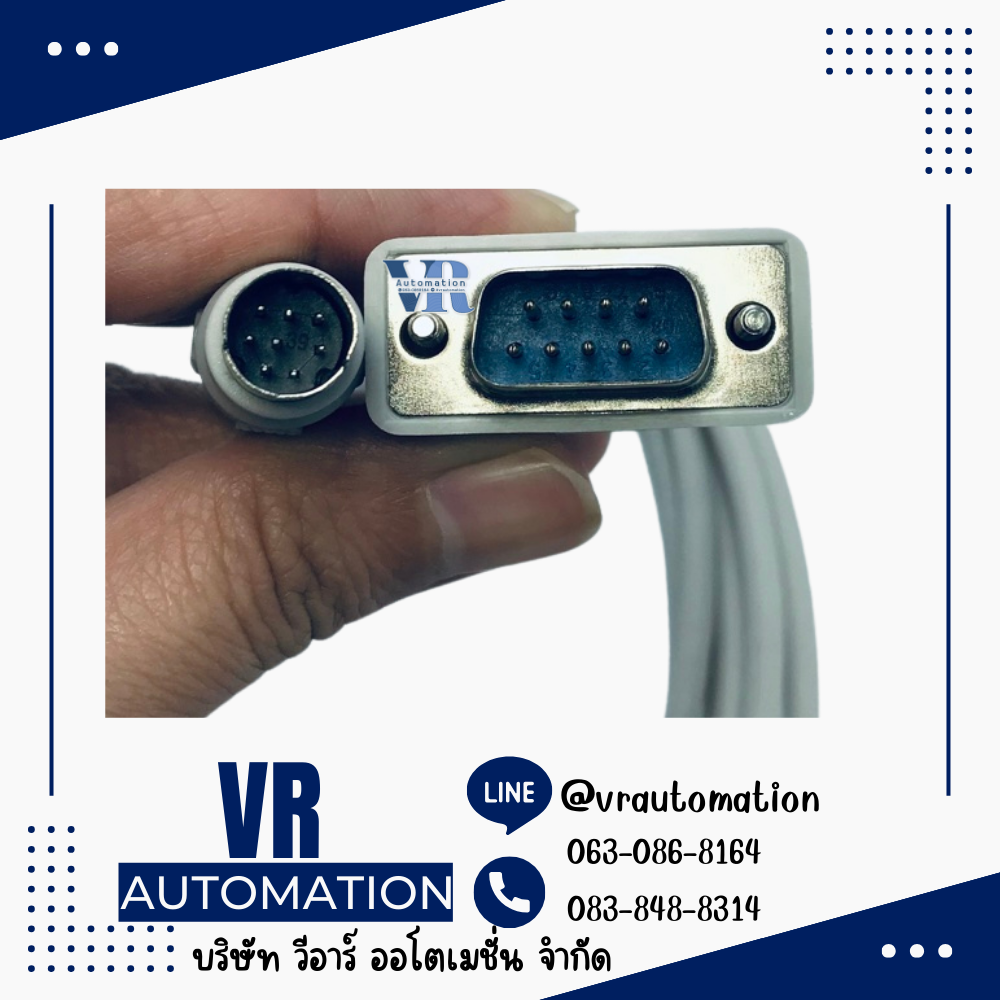 AMSAMOTION Mitsubishi GT01-C30R4-8P | สายลิ้งค์ PLC FX Series ไป HMI GOT (RS-422) 3M | P0305