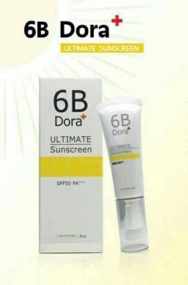 6 B Dora+ Ultimate Sunscreen บล็อกแดด กันแดดเนื้อมูส