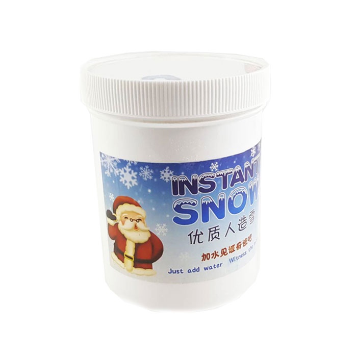 Z037 ชุดทำ หิมะเทียม (instant snow) ผงหิมะเทียม เกร็ดหิมะ อุปกรณ์ประกอบฉากหิมะจำลอง