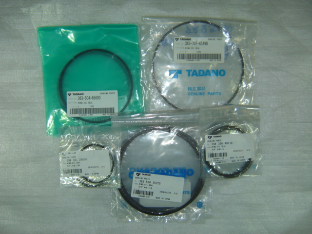 สินค้าตัวอย่าง ชุดซ่อมกระบอกยกบูม,ยืดบูม,ขายืด,ขาช้าง,และกระบอกไฮดรอลิคต่างๆของรถเครน(ชุดคิท),แหวนเกียร์