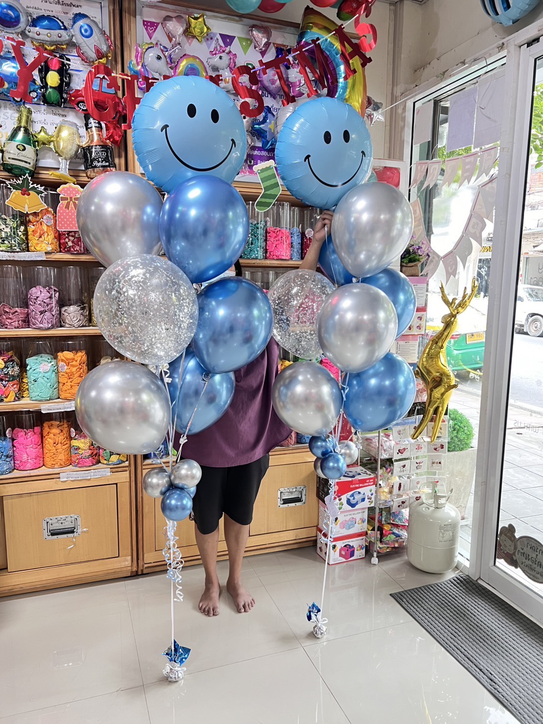 ลูกโป่งรับปริญญา ราคาต่อช่อ
