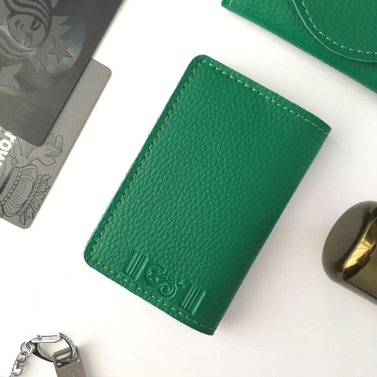Emerald Green(เขียวมรกต) - Personal Name Card Holder