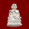 รูปหล่อลอยองค์เนื้อเงินพิมพ์จิ๋วหลวงพ่อทวด ปลุกเสกวัดช้างให้ ปัตตานี