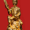 รูปหล่อเทพเจ้าไฉ่ซิงเอี๊ยะ เนื้อกะไหล่ทอง อ.หาดใหญ่ พ.ศ.2544