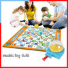 BO252 เกมกระดาน เกมบันไดงู ขนาดใหญ่ 10x90 cm. Snake & Ladders Mat Game