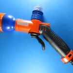 หัวฉีดน้ำล้างรถพร้อมกระบอกใส่น้ำยา ปรับเปลี่ยนหัวฉีดได้ 5แบบ