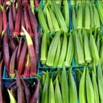 (Whole 1 Oz) กระเจี๊ยบมอญเขียว - Crimson Spinless Okra