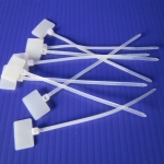 เข็มขัดรัดสาย(cable ties) 4นิ้ว. แบบติดป้าย