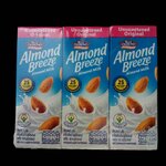 33-128-1100-1 นมอัลมอลด์ รสจืด 180มล. ชมพู *ตราบลูไดมอลด์ แพ็ค3