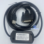 สายโหลด PLC GE FANUC รุ่น GE90-30 GE90-70 แบบ DB - 15 ตรงกับรุ่น IC690USB901, USB-GE90