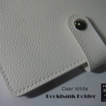 Clear White(ขาว) - Bookbank Holder